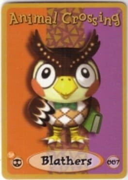 Animal Crossing-e: Character Card - 007: Blathers