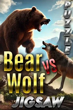 Bear vs. Wolf Jigsaw Puzzle game cover