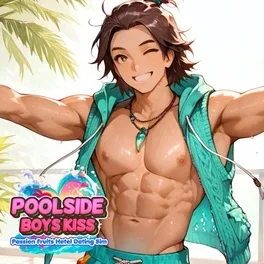 Poolside Boys Kiss: Passion Fruits Hotel Dating Sim image