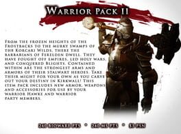 Dragon Age II: Warrior Item Pack II