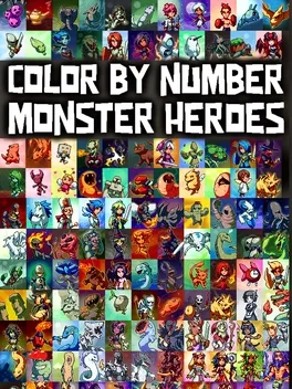 Color by Number: Monster Heroes game cover