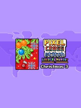 Pixel Cross Stitch: Color by Number - Christmas Pack 3