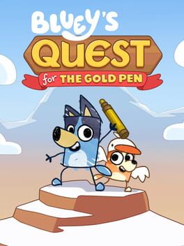 Cover image for Bluey's Quest for the Gold Pen
