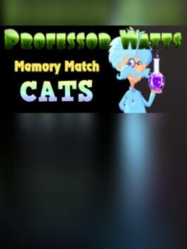 Professor Watts Memory Match: Cats game cover