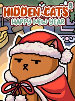 The Cover Art for: Hidden Cats 8: Happy New Year