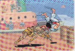 Barcode Battler II: Street Fighter II - 27. Yoga Throw