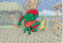 Barcode Battler II: Street Fighter II - 37. Double Knee Bomber