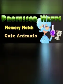 Image de couverture Professor Watts Memory Match: Cute Animals