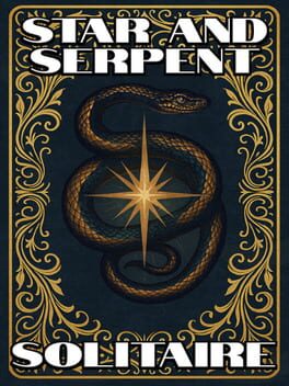 The Cover Art for: Star and Serpent Solitaire