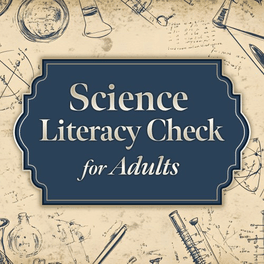 Science Literacy Check for Adults Cover