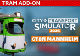 City Transport Simulator 2026: Tram DLC - GT8N Mannheim