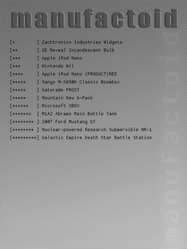 Manufactoid