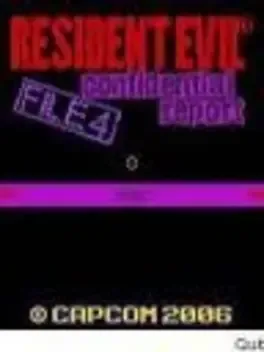 Image de couverture Resident Evil Confidential Report File #4