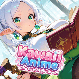 Kawaii Anime: Cute Girls Magic World Cover