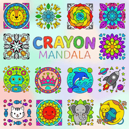 Crayon Mandala Cover