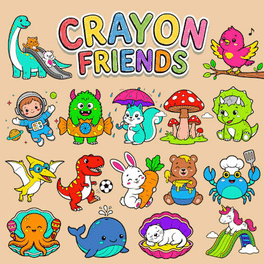 Crayon Friends Cover