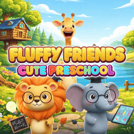 Fluffy Friends: Cute Preschool Cover