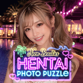 Neon Beauties: Hentai Photo Puzzle Cover