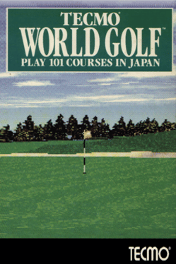Tecmo World Golf Cover
