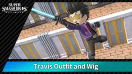 Super Smash Bros. Ultimate: Travis Outfit and Wig