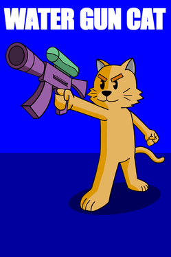 Water Gun Cat