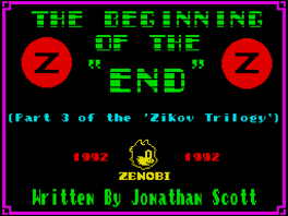 The Beginning of the End