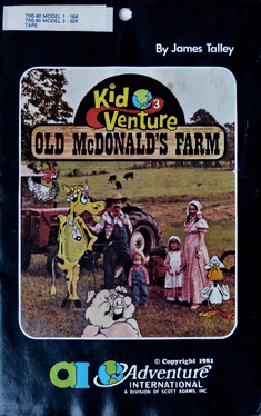 Kid-Venture 3: Old McDonald's Farm Cover