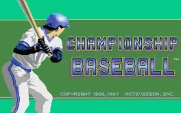 Championship Baseball image