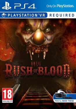 Until Dawn: Rush of Blood ps4 Cover Art