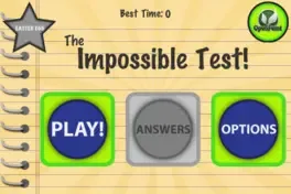 The Impossible Test