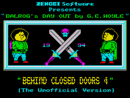 Behind Closed Doors 4: Balrog's Day Out
