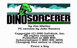 Dino-Sorcerer Cover