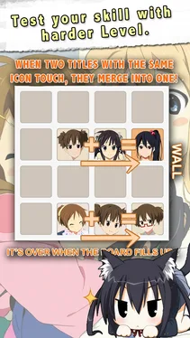 2048 Puzzle: K-ON! Edition screenshot