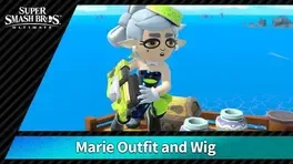 Super Smash Bros Ultimate: Marie Outfit and Wig screenshot