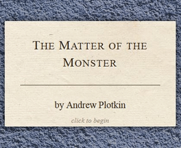 The Matter of the Monster Cover