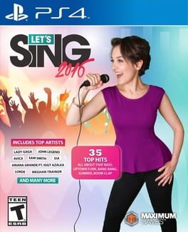 Let's Sing 2016 ps4 Cover Art
