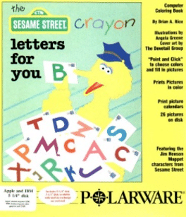 Sesame Street Crayon: Letters For You Cover