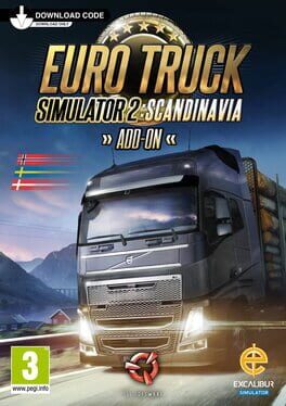 Euro Truck Simulator 2: Scandinavia Game Cover Artwork