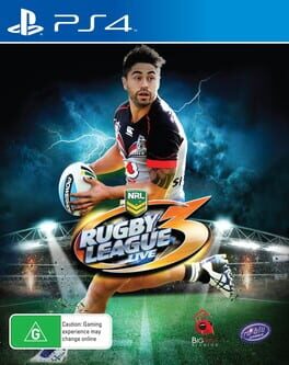Rugby League Live 3 Game Cover Artwork