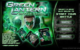 Green Lantern Battle Cards