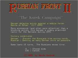 Russian Front II: The Kursk Campaign Cover