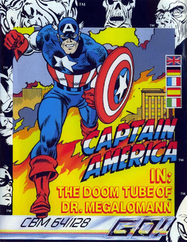Cover for Captain America in: The Doom Tube of Dr. Megalomann