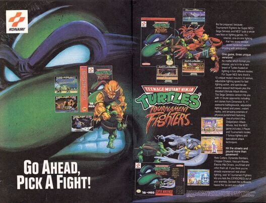 Teenage Mutant Ninja Turtles: Tournament Fighters artwork 1