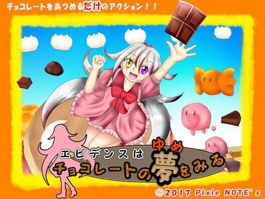 Girl and chocolate cover