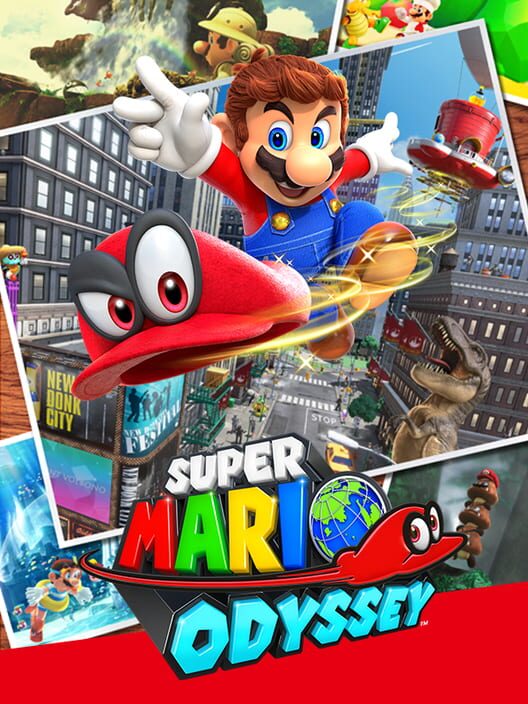 Capa do game Super Mario Odyssey