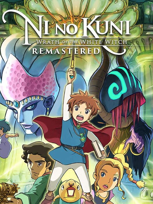Omslag för Ni No Kuni: Wrath Of The White Witch Remastered