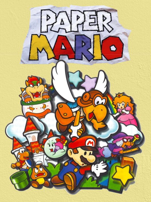 Capa do game Paper Mario