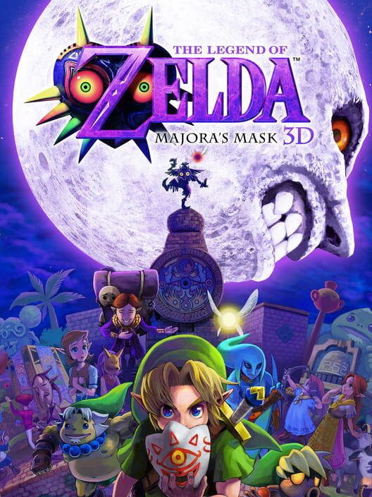 Omslag för The Legend Of Zelda: Majora's Mask 3D