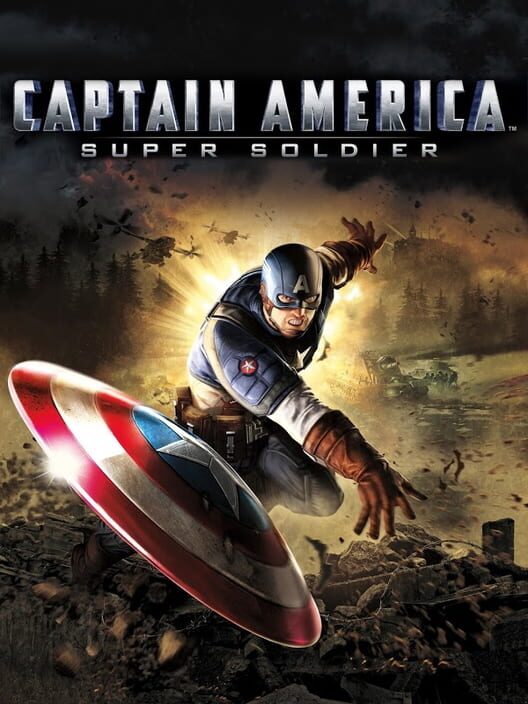 Omslag för Captain America: Super Soldier