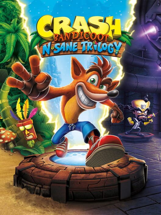 Capa do game Crash Bandicoot N. Sane Trilogy